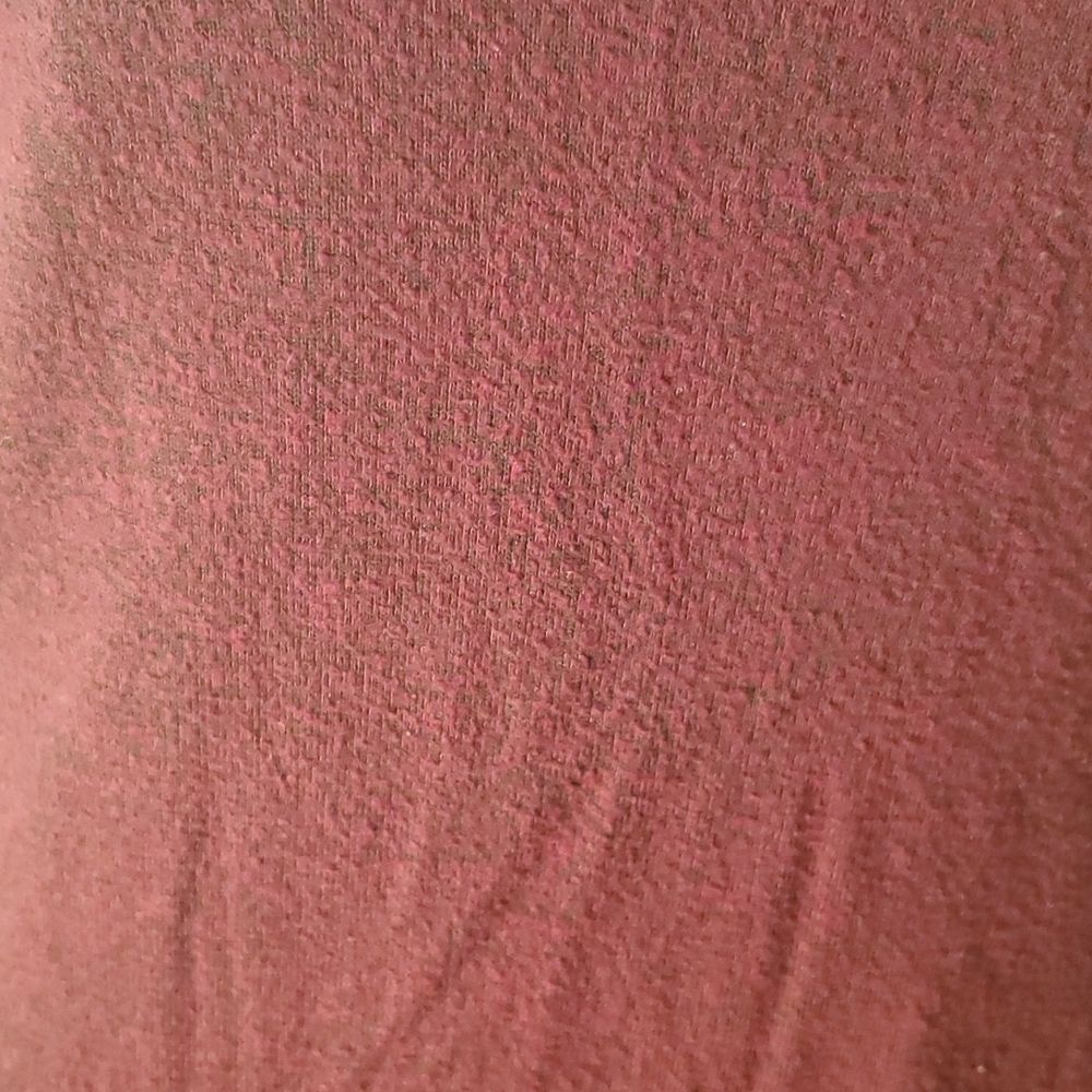 Lucky Brand Burgundy V-Neck Sweater Women's S/P Soft Knit Pullover Tunic Maroon - Picture 6 of 14